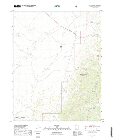 United States Geological Survey Le Fevre Ridge, AZ (2018, 24000-Scale) digital map