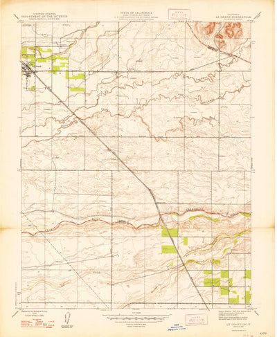 United States Geological Survey Le Grand, CA (1947, 24000-Scale) digital map