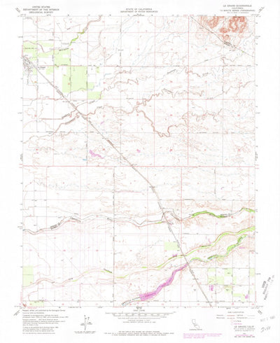 United States Geological Survey Le Grand, CA (1961, 24000-Scale) digital map