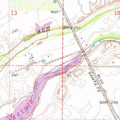 United States Geological Survey Le Grand, CA (1961, 24000-Scale) digital map