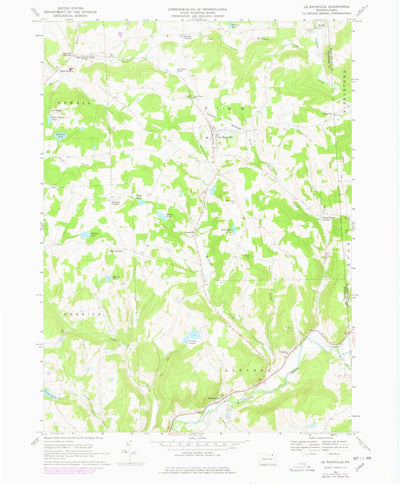 United States Geological Survey Le Raysville, PA (1967, 24000-Scale) digital map