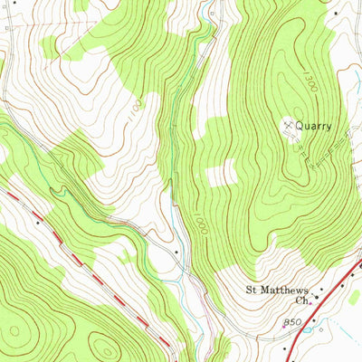 United States Geological Survey Le Raysville, PA (1967, 24000-Scale) digital map