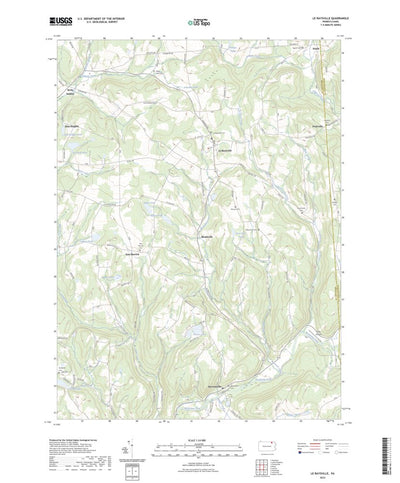 United States Geological Survey Le Raysville, PA (2023, 24000-Scale) digital map
