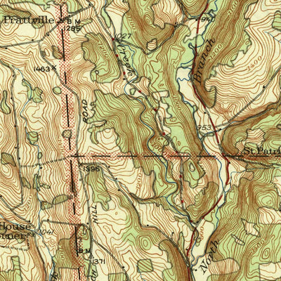 United States Geological Survey Le Raysville, PA-NY (1945, 62500-Scale) digital map