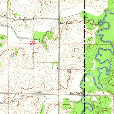 United States Geological Survey Le Roy, IA (1965, 24000-Scale) digital map