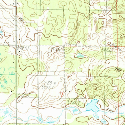 United States Geological Survey Le Roy, MI (1983, 25000-Scale) digital map