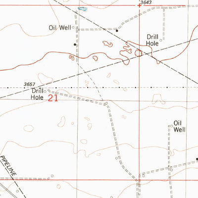 United States Geological Survey Lea, NM (1984, 24000-Scale) digital map
