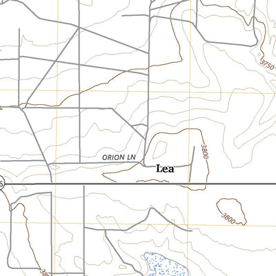 United States Geological Survey Lea, NM (2023, 24000-Scale) digital map