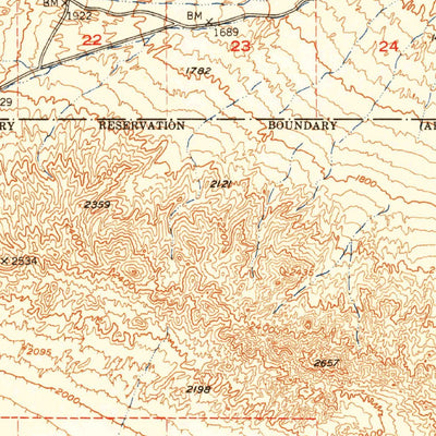 United States Geological Survey Leach Lake, CA (1951, 62500-Scale) digital map