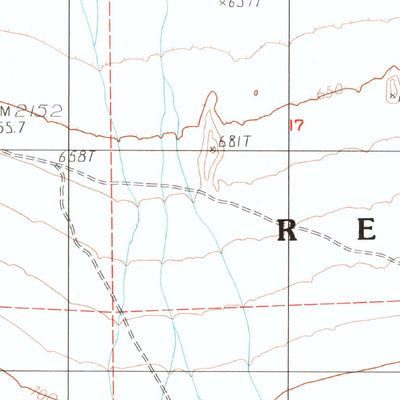United States Geological Survey Leach Lake, CA (1985, 24000-Scale) digital map