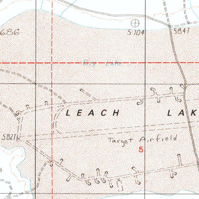 United States Geological Survey Leach Lake, CA (1985, 24000-Scale) digital map