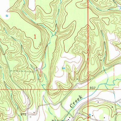 United States Geological Survey Leach, OK (1972, 24000-Scale) digital map