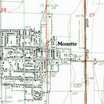United States Geological Survey Leachville, AR-MO (1983, 24000-Scale) digital map