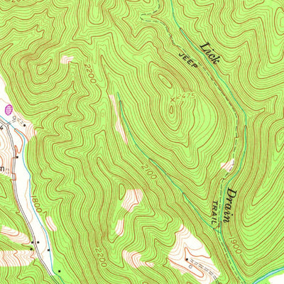 United States Geological Survey Lead Mine, WV (1959, 24000-Scale) digital map