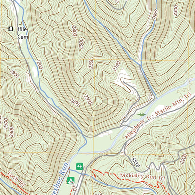 United States Geological Survey Lead Mine, WV (2023, 24000-Scale) digital map