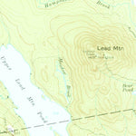 United States Geological Survey Lead Mountain, ME (1957, 62500-Scale) digital map