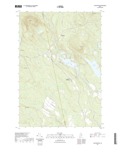 United States Geological Survey Lead Mountain, ME (2021, 24000-Scale) digital map