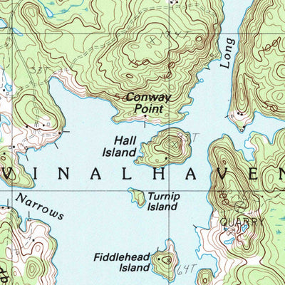United States Geological Survey Leadbetter Island, ME (1982, 24000-Scale) digital map
