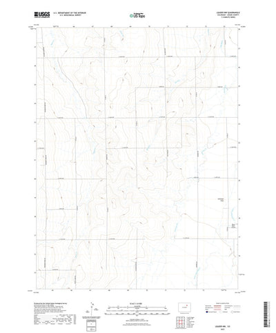 United States Geological Survey Leader NW, CO (2022, 24000-Scale) digital map