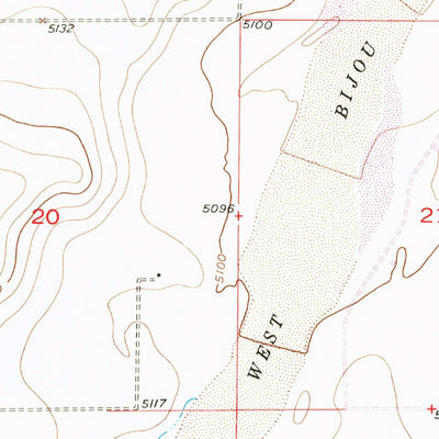 United States Geological Survey Leader SW, CO (1952, 24000-Scale) digital map