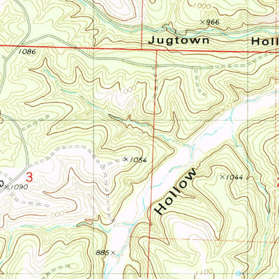 United States Geological Survey Leadmine, MO (1982, 24000-Scale) digital map