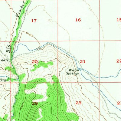 United States Geological Survey Leadore, ID (1956, 62500-Scale) digital map