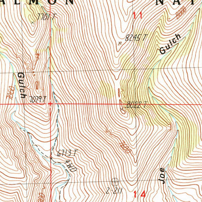 United States Geological Survey Leadore, ID (1987, 24000-Scale) digital map