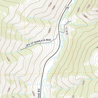 United States Geological Survey Leadore, ID (2020, 24000-Scale) digital map