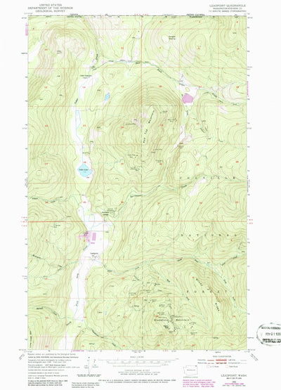 United States Geological Survey Leadpoint, WA (1952, 24000-Scale) digital map