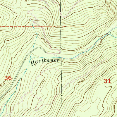 United States Geological Survey Leadpoint, WA (1952, 24000-Scale) digital map