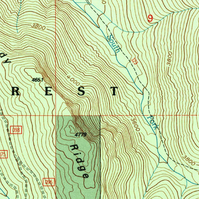 United States Geological Survey Leadpoint, WA (1992, 24000-Scale) digital map