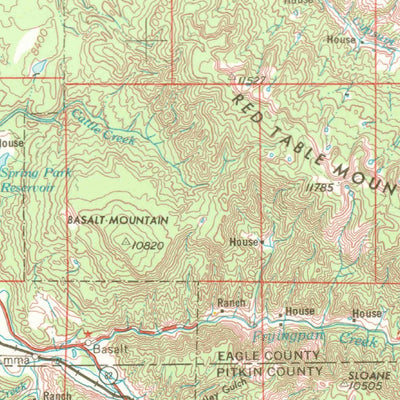 United States Geological Survey Leadville, CO (1964, 250000-Scale) digital map