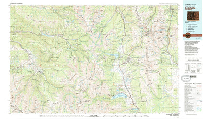 United States Geological Survey Leadville, CO (1983, 100000-Scale) digital map