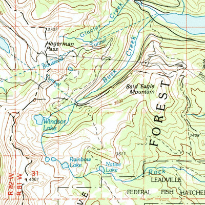 United States Geological Survey Leadville, CO (1983, 100000-Scale) digital map