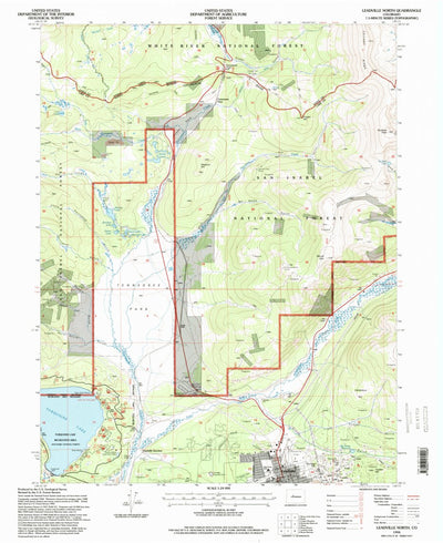 United States Geological Survey Leadville North, CO (1994, 24000-Scale) digital map
