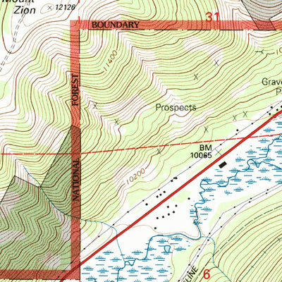 United States Geological Survey Leadville North, CO (1994, 24000-Scale) digital map