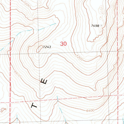 United States Geological Survey Leadville, NV (1980, 24000-Scale) digital map