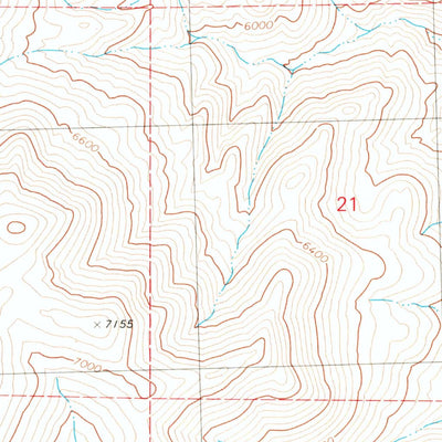 United States Geological Survey Leadville, NV (1980, 24000-Scale) digital map