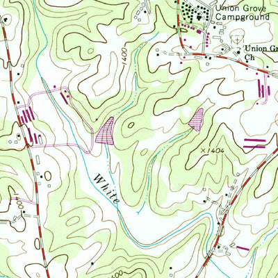 United States Geological Survey Leaf, GA (1964, 24000-Scale) digital map
