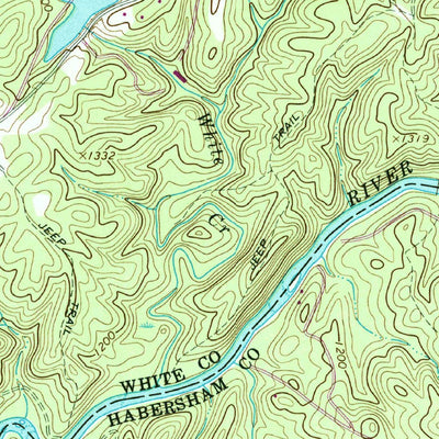 United States Geological Survey Leaf, GA (1964, 24000-Scale) digital map