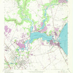 United States Geological Survey League City, TX (1955, 24000-Scale) digital map