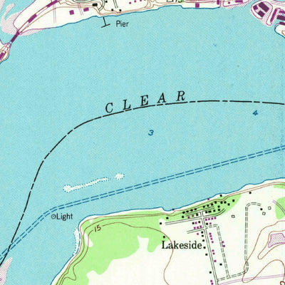 United States Geological Survey League City, TX (1955, 24000-Scale) digital map