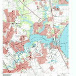 United States Geological Survey League City, TX (1995, 24000-Scale) digital map