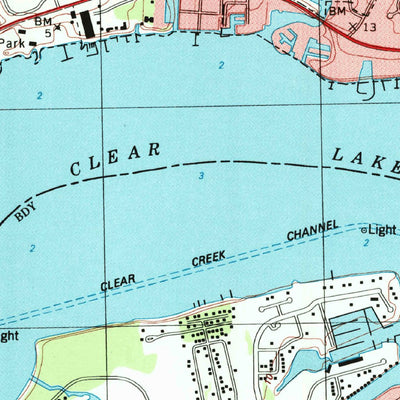 United States Geological Survey League City, TX (1995, 24000-Scale) digital map