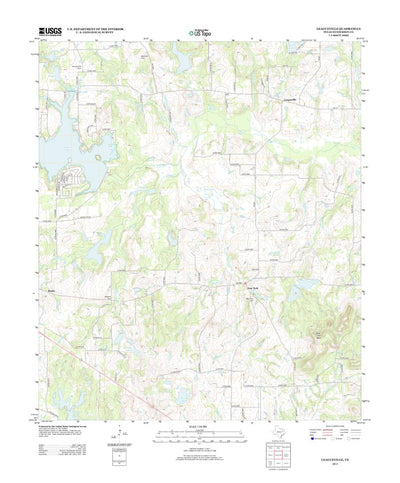 United States Geological Survey Leagueville, TX (2013, 24000-Scale) digital map