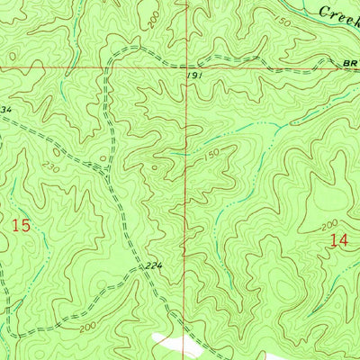 United States Geological Survey Leakesville, MS (1972, 24000-Scale) digital map