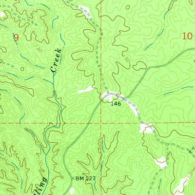 United States Geological Survey Leakesville SW, MS (1973, 24000-Scale) digital map