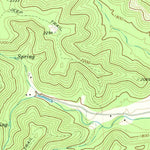 United States Geological Survey Leakey, TX (1971, 24000-Scale) digital map