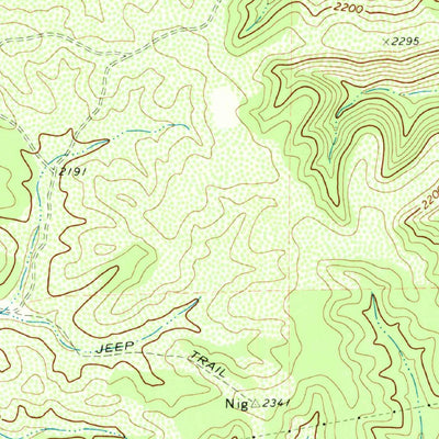 United States Geological Survey Leakey, TX (1971, 24000-Scale) digital map