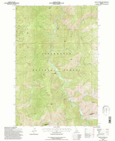 United States Geological Survey Lean-To Point, ID (1994, 24000-Scale) digital map